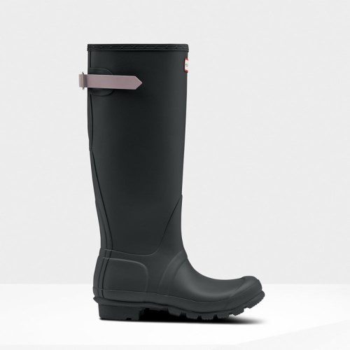 Hunter Original Back Adjustable Tall Rain Boots For Womens - NZ H7598